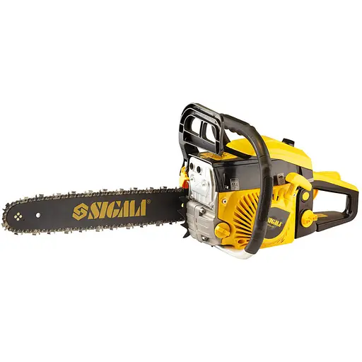 Бензиновая цепная пила Sigma 2.0 кВт шина 40 см шаг цепи 0.325 (5605421) - фото 1