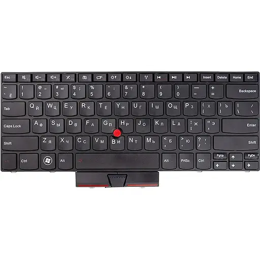 Клавиатура для ноутбука LENOVO Thinkpad Edge E40, E50 черный, черный фрейм