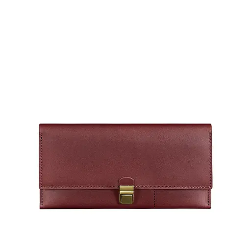 Кожаный тревел-кейс Journey 2.0 Krast бордовый - фото 6