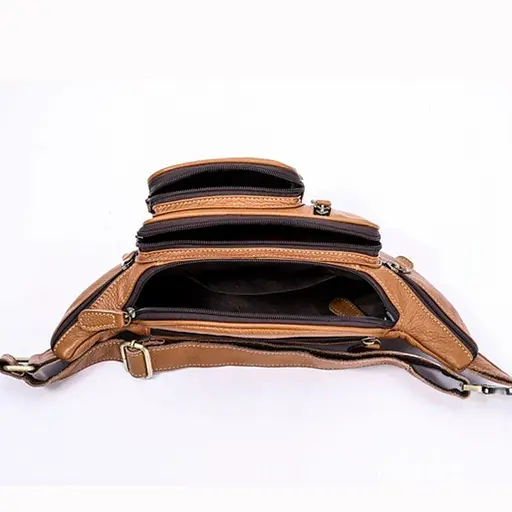 Чоловіча шкіряна сумка Vintage 28х10х10 см sum0015567 - фото 4