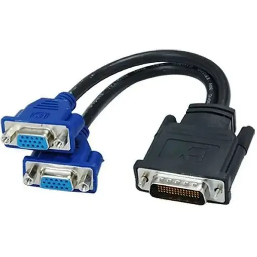 Перехідник DMS-59 - 2хVGA Б/В - фото 1