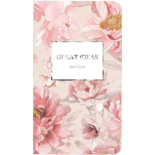 Еженедельник Axent 2026 Pocket 90 x 150 мм Peony Dreams (8525-26-2-A-CC)