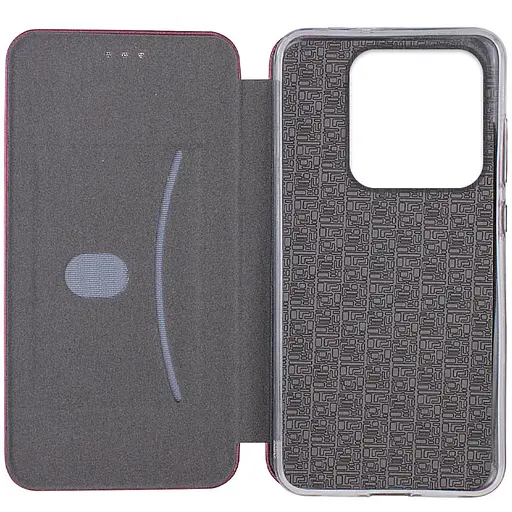 Кожаный чехол-книжка Epik Classy для Realme C63 4G Бордовый - фото 4