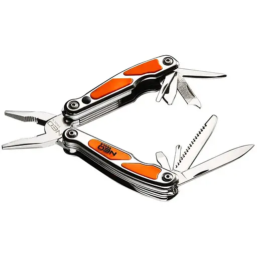 Neo Tools Мультитул, міні, 10 елементів, з LED