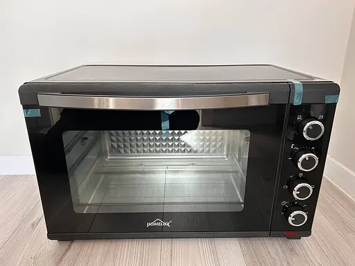 Духовка-гриль електрична для курей HOMELUX TG60B4-R 60L 2000W - фото 2