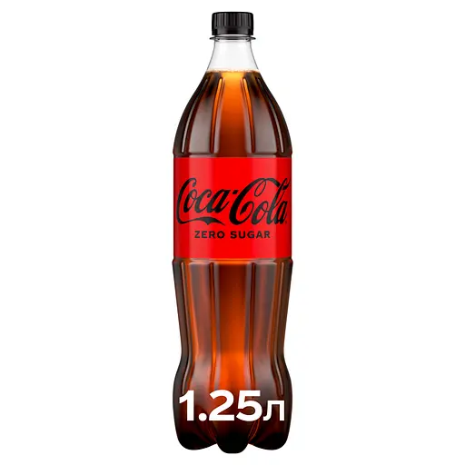 Напій Coca-Cola Zero безалкогольний 1.25 л - фото 2