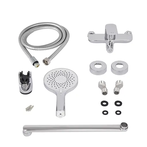 Смеситель для ванны Qtap Vlasta New с длинным поворотным изливом (c душевым гарнитуром) QTVLA260CRM45644 Chrome - фото 6