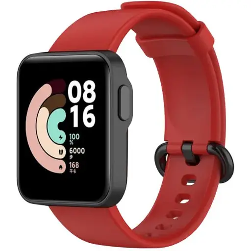 Ремінець DK Silicone Sport Band Classic для Xiaomi Mi Watch Lite (011912) (red) - фото 3