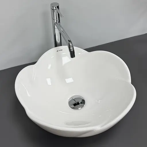 Умивальник VBI Rosolini white накладний VBI-012625, Білий - фото 3