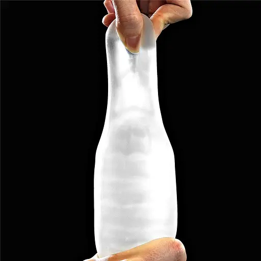 Мастурбатор яйцо Lovetoy Giant Egg Grind Ripples Edition прозрачный - фото 3