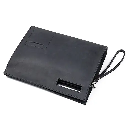 Кожаная мужская сумка через плечо John McDee 35х28х5.5 см sum0025814 - фото 7