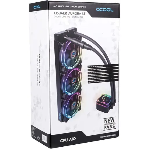 Система водяного охолодження Alphacool Eisbaer LT360 Aurora HPE (11996) [143354] - фото 8
