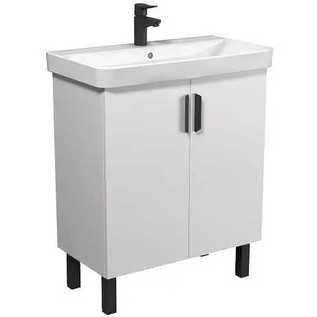 Тумба Мойдодир Idea 70-U умивальник River 70 Білий універсальна Білий - фото 1