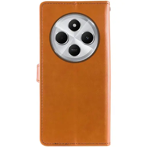 Чохол-книжка Getman шкіряний Gallant PU для Xiaomi Redmi 14C/Poco C75 Коричневий - фото 3