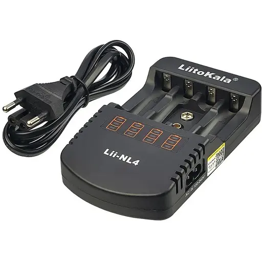 Універсальний зарядний пристрій LiitoKala Lii-NL4 для акумуляторів АА/ААА/C (Крона) та інших, 5 слотів - фото 1