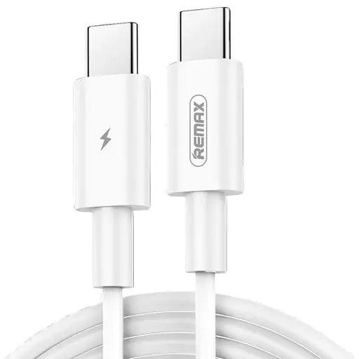 Кабель Remax RC -175c Marlik Type-C to Type-C PD 100W белый 1 метр - фото 1