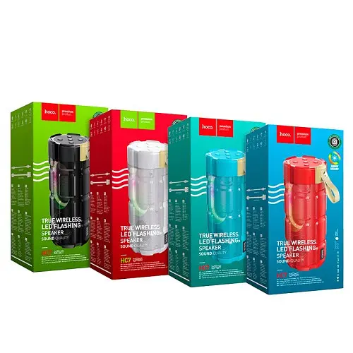 Акустична система Hoco HC7 Pleasant sports BT speaker червоний - фото 4