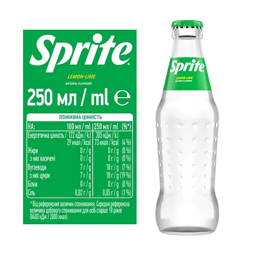 Напій Sprite безалкогольний 250 мл (3376) - фото 3