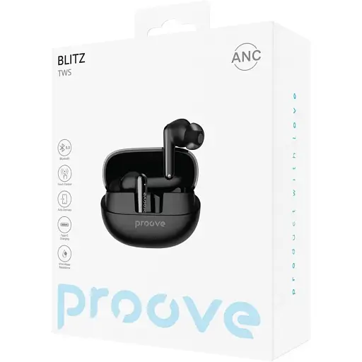 Беспроводные наушники Proove Blitz TWS with ANC blue - фото 2