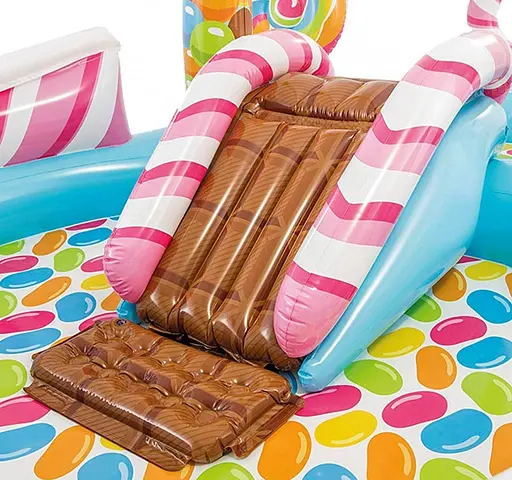 Дитячий надувний ігровий центр "Територія солодощів" 57149 з гіркою - фото 4