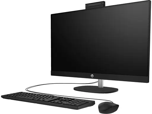 Комп'ютер персональний моноблок HP All-in-One 27" FHD IPS AG AMD R3-7320U 8GB F512GB UMA WiFi кл+м DOS чорний - фото 3