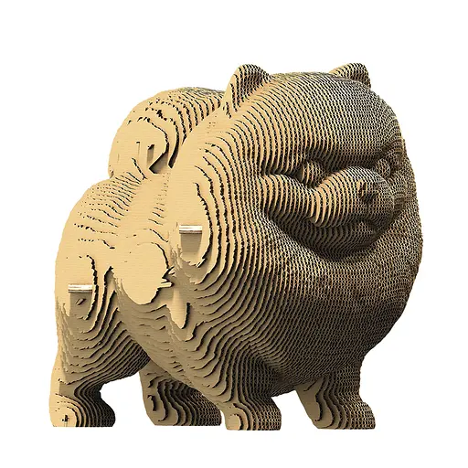 Померанский шпиц - Картонный 3Д пазл Cartonic - фото 6