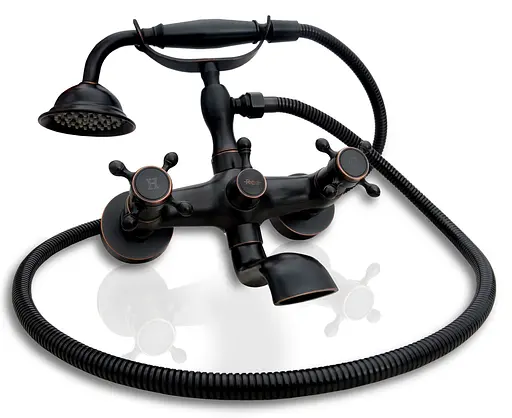 Смеситель для ванны Rea Retro Old black черный REA-B0224 Черный - фото 1