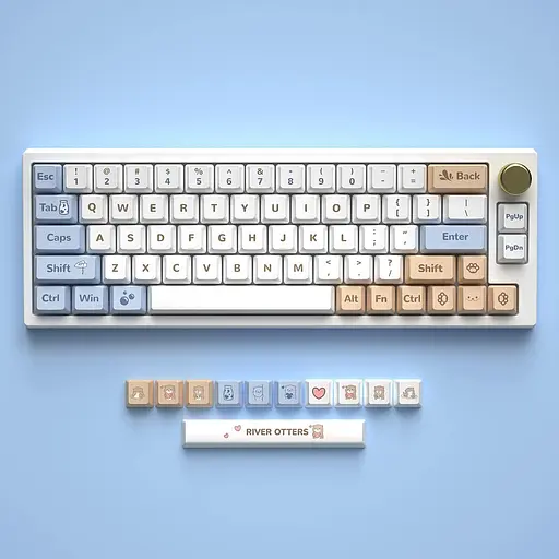 Бездротова механічна клавіатура YUNZII VN66 з гарячою заміною, клавіатура 65% з рабиною рукою, Bluetooth/Wired/2,4 ГГц бездротова - фото 4