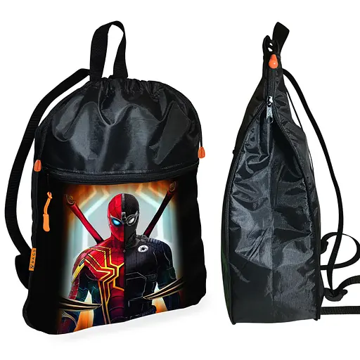 Рюкзак-мешок для школы Человек-паук "Spider-Man"детская сумка для обуви и спортивной одежды (01509)