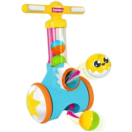 Игрушка-каталка с шариками Toomies E71161 игрушка для прогулок - фото 1