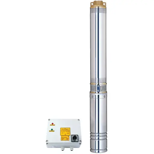 Насос відцентровий свердловинний DONGYIN 4SD10/28 380В 5.5кВт H 173(120)м Q 240(165)л/хв Ø102мм (з 3х ЧАСТИН) (7771673) - фото 1