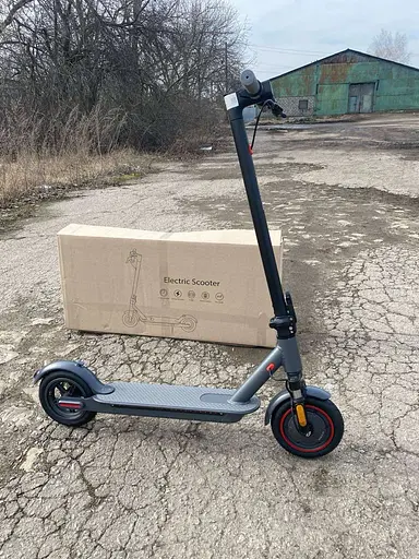 Электросамокат KUGOO М365 Pro MAX с передним амортизатором 13Ah серый(2025) - фото 7