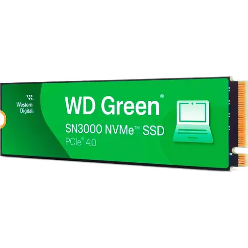 Накопитель SSD Western Digital m.2 NVMe 1TB WD Green SN3000 PCIe Gen4x4 (WDS100T4G0E-00CPS0) - фото 2