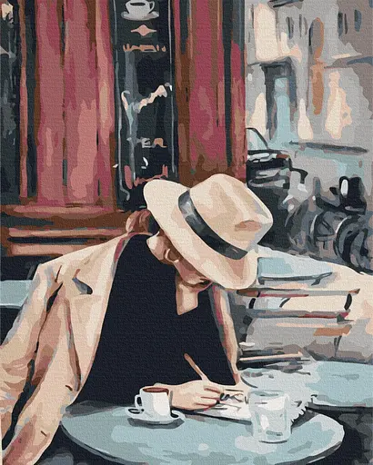 Картина за номерами на підрамнику Brushme Справа в шляпі