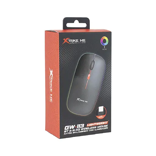 Мишка Xtrike ME GW-113 Bluetooth RGB Black (GW-113) - фото 6
