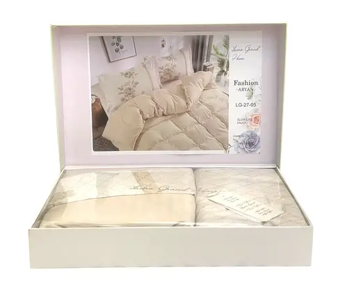 Постельное белье Laura Grand 27-05 - евро комплект 2 наволочки 50x70 см - фото 2