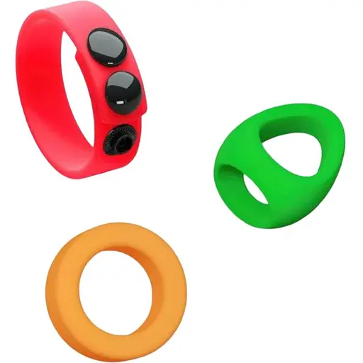 Набір яскравих ерекційних кілець Love to Love Neon Ring KIT