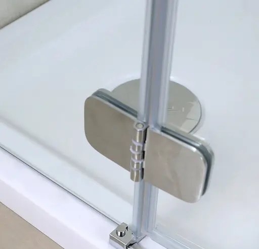 Душевая кабина прямоугольная Volle Benita 120x80 распашная, прозрачное стекло 8 мм с поддоном PUF, хром 1017.134601R5, Правая, прозрачная, хром - фото 3