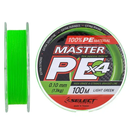 Шнур Select Master PE 100 м (салат.) 0.10 мм 13 кг - фото 2