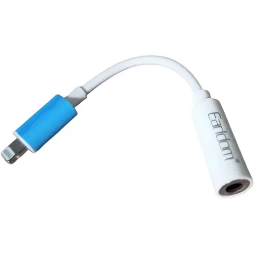 Переходник Earldom Lightning to headphone 3.5 мм jack ot49 аудиоадаптер - фото 1