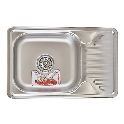 Кухонна мийка Zerix Z6642-08-180MD decor ZM0616, Decor - фото 1