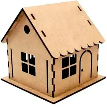 Заготовка Rosa Talent Хатинка 3Д 12.5х12.5х12.5 см