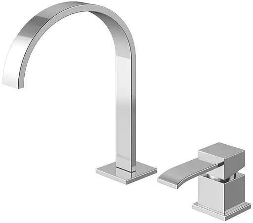 Смеситель для умывальника Kohlman Axis chrome QB205N Хром - фото 1