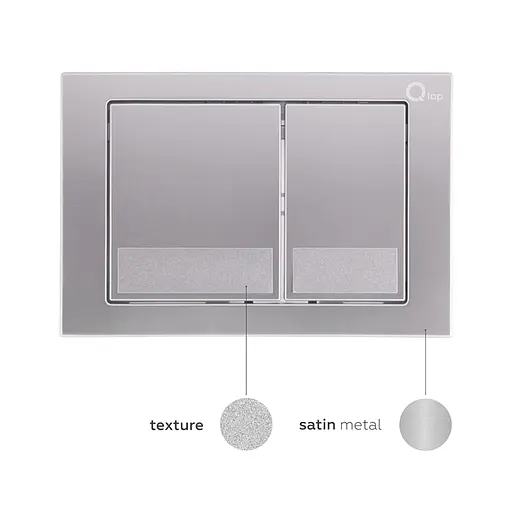 Клавіша змиву Qtap Nest QT0111M06029SAT, Хром матовый - фото 4
