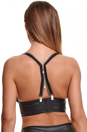 Короткий топ Demoniq BRZITAI001 L (чорний) - фото 2