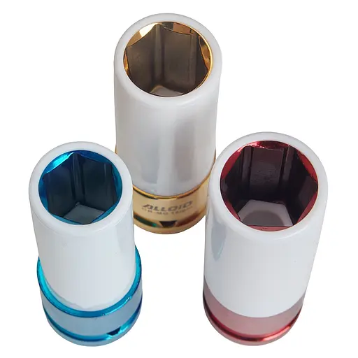 Набор ударных головок Alloid 1/2" для алюминиевых дисков 3 шт. (NUG-1721)  - фото 3