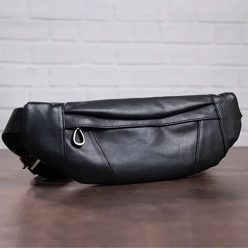 Сумка поясная из натуральной кожи Vintage 34х12,5х2 см 000200015 - фото 6