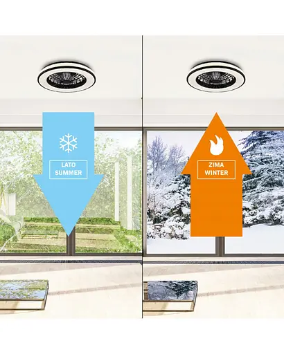 Стельовий світильник Polux 325808 Kenya Led max 1x48W 3000K-6000K 5300Lm IP20 Bk - фото 4