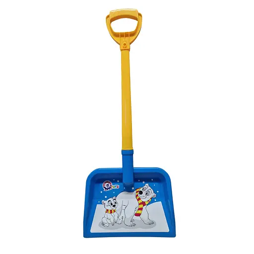 Лопата пластиковая детская А Технок 3398TXK-9-10 с наклейкой Медведи