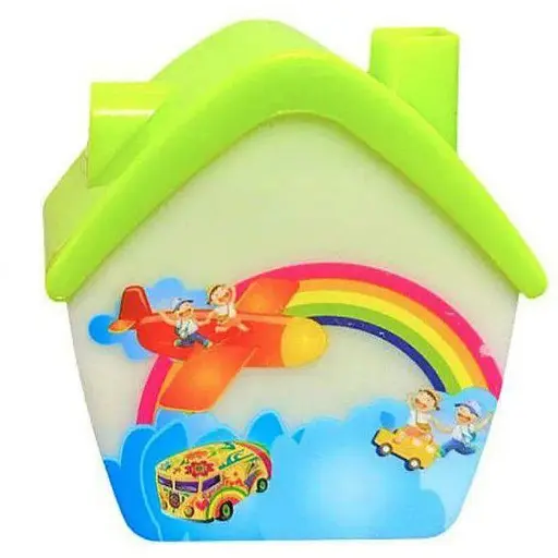 Ночник Framily QL-219 светодиодный светильник Домик 1 Вт Салатовый - фото 1